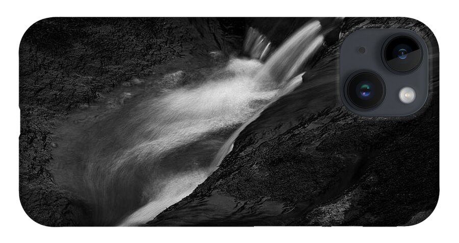 Abstract iPhone Case featuring the photograph Blackstone River LXV BW by David Gordon