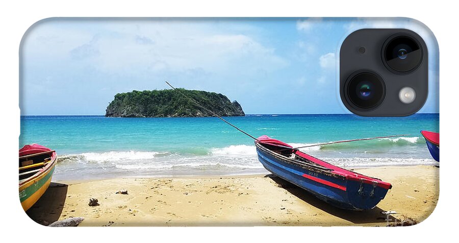 Boats On The Pagee iPhone 14 Case featuring the photograph Boats on the Pagee 1 by Aldane Wynter