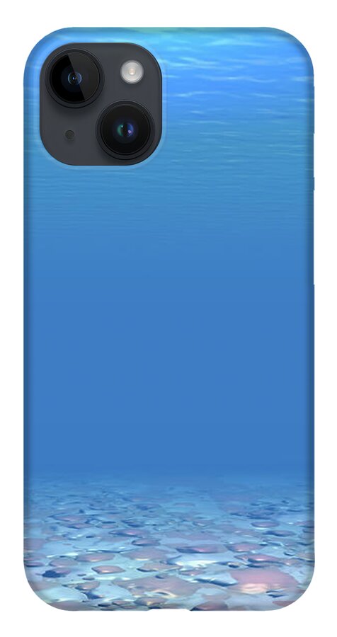 Sea iPhone 14 Case featuring the digital art Bottom of The Sea by Phil Perkins