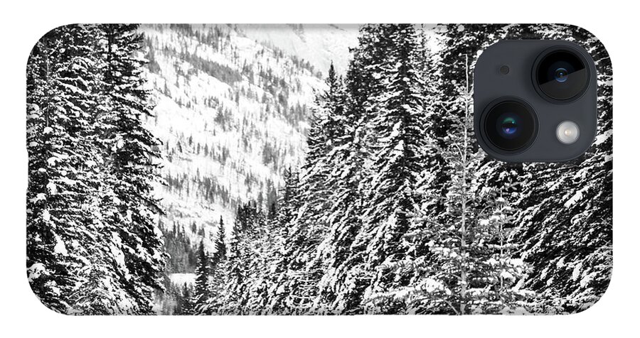 Rocky Mountains iPhone 14 Case featuring the photograph Bow Valley Parkway in Winter by Wilko van de Kamp Fine Photo Art