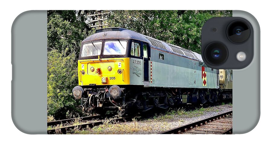 British Rail iPhone 14 Case featuring the photograph BR Class 47 Diesel Locomotive by Gordon James
