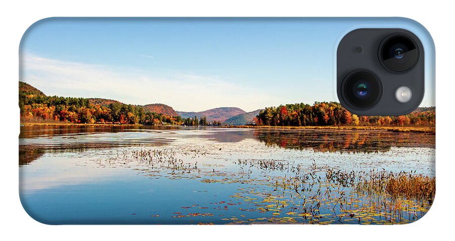 Adirondack iPhone 14 Case featuring the photograph Brant Lake Adirondack by Louis Dallara