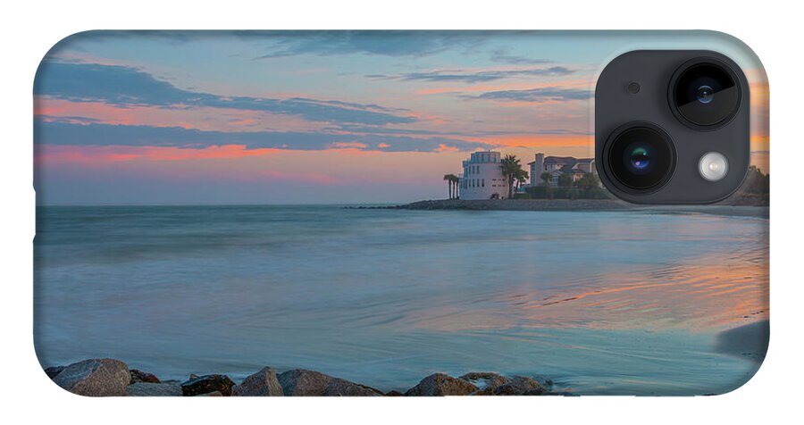 Sullivan's Island iPhone 14 Case featuring the photograph Breach Inlet Ebb and Flow Salty Waters by Dale Powell