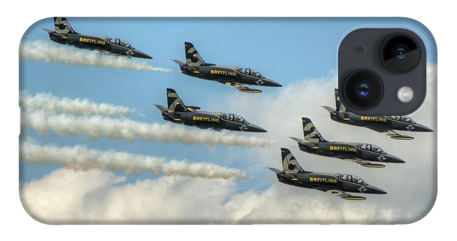 Airplane iPhone 14 Case featuring the photograph Breitling Jets by Carolyn Hutchins