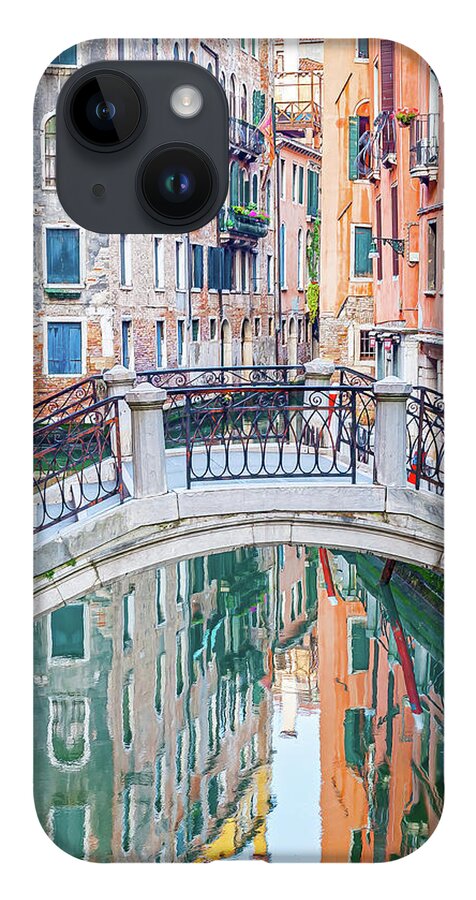 Venice iPhone 14 Case featuring the photograph Bridge in Venice by Marla Brown