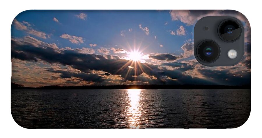 Sunset iPhone Case featuring the photograph Brilliant Sun by Mary Walchuck