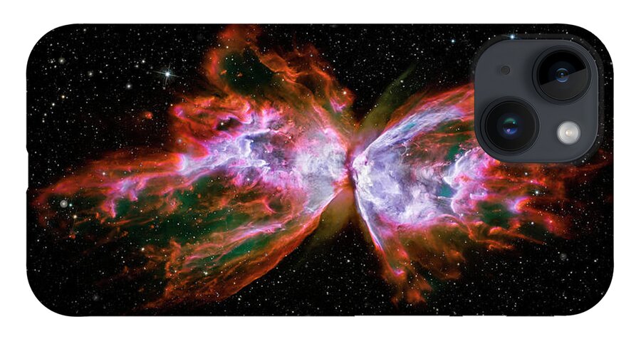 3scape iPhone 14 Case featuring the photograph Butterfly Nebula NGC6302 by Adam Romanowicz