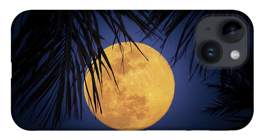 Supermoon iPhone 14 Case featuring the photograph By the Light of the Supermoon by Mark Andrew Thomas