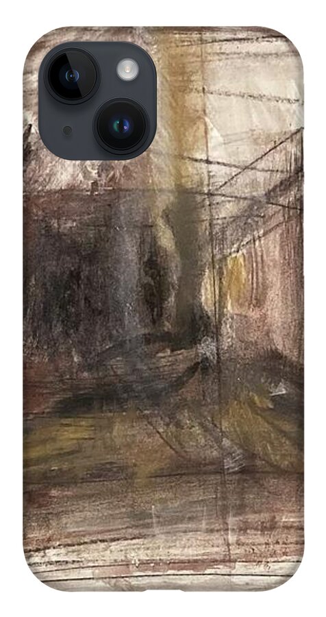 Cage iPhone Case featuring the painting Cages I by David Euler