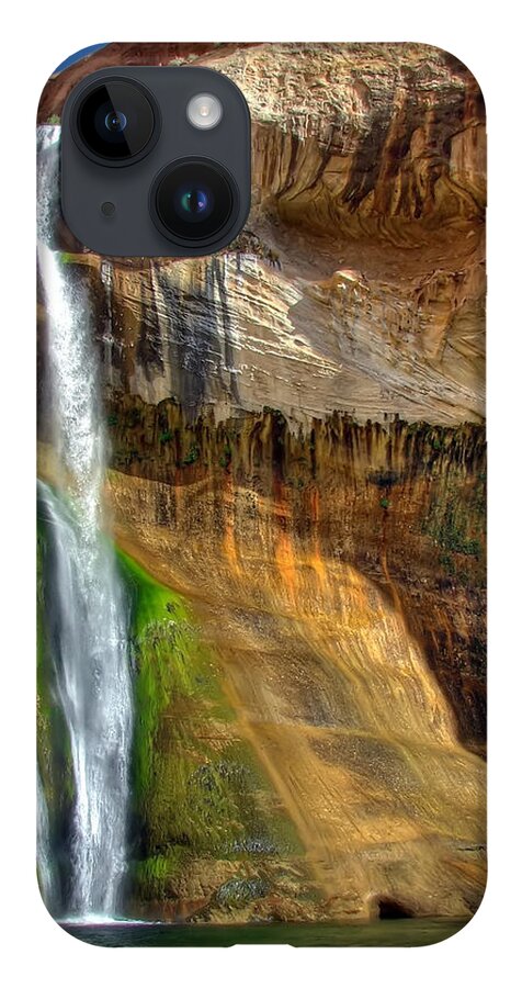 Calf Creek iPhone 14 Case featuring the photograph Calf Creek Falls by Farol Tomson