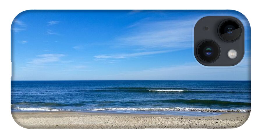 Kure Beach iPhone 14 Case featuring the photograph Calming Ocean View by Rick Nelson