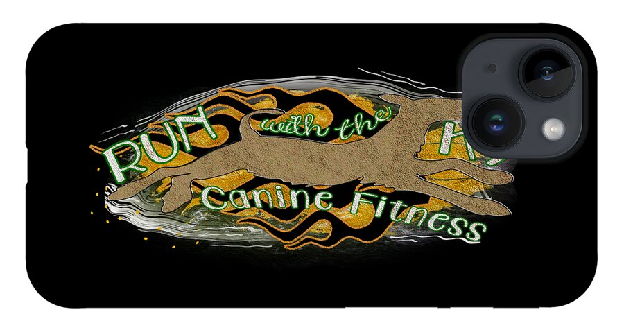 Canine Fitness Month iPhone Case featuring the digital art Canine Fitness Month K9 Day by Delynn Addams