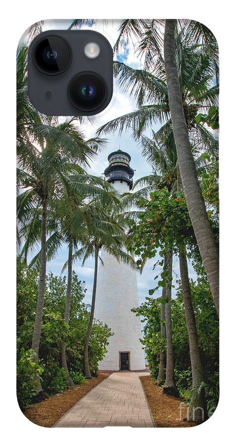 Cape iPhone Case featuring the photograph Cape Florida Lighthouse on Key Biscayne by Beachtown Views