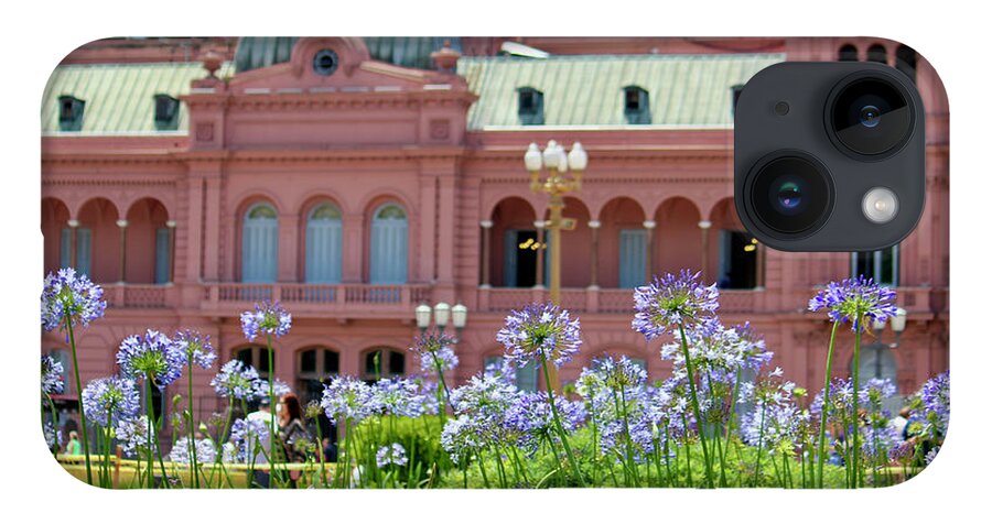 Buenos Aires iPhone 14 Case featuring the photograph Casa Rosada by Wilko van de Kamp Fine Photo Art