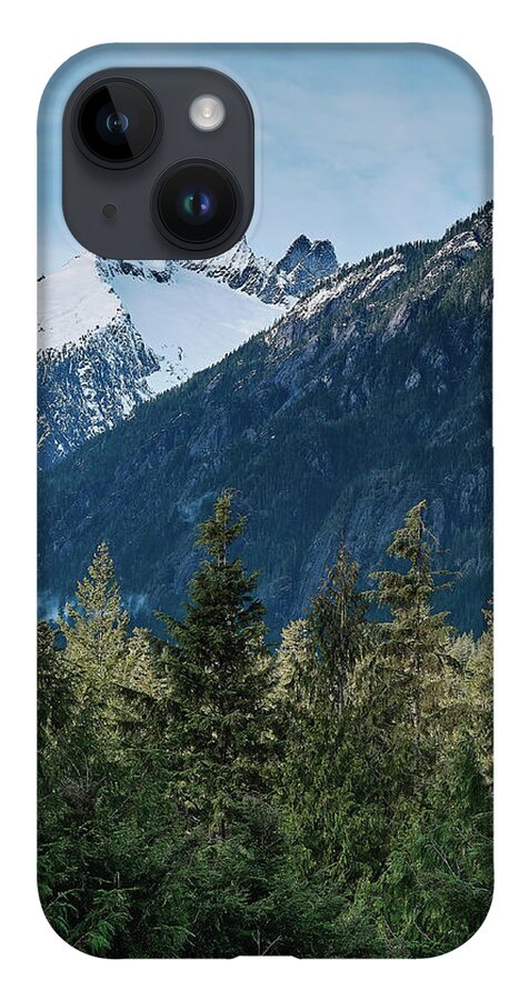 Snow Capped iPhone 14 Case featuring the photograph Cascade View by Jermaine Beckley