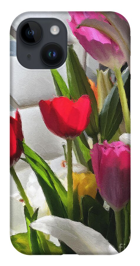 Tulips iPhone Case featuring the photograph Catching the Morning Light by Brian Watt