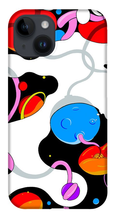 Universe iPhone 14 Case featuring the digital art Chaos Theory by Craig Tilley