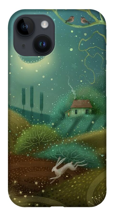 Landscape iPhone 14 Case featuring the painting Chasing Stars by Joe Gilronan