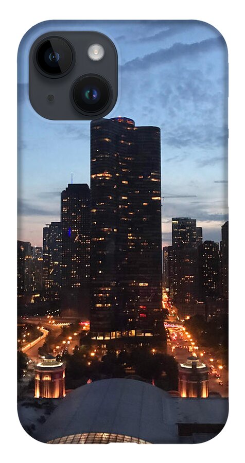 Chicago iPhone 14 Case featuring the photograph Chicago at Dusk by Lee Darnell