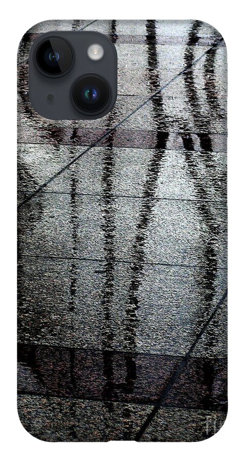  iPhone Case featuring the photograph Chicago Rain Walk by Mary Kobet