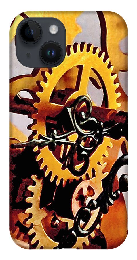 Clock iPhone Case featuring the photograph Clockworks I by Kerry Obrist