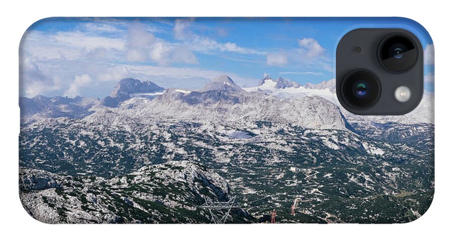 View iPhone Case featuring the photograph Hoher Dachstein by Vaclav Sonnek