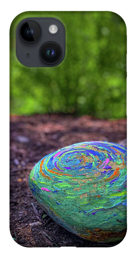 Landscape iPhone 14 Case featuring the photograph Colorful Rock by Lora J Wilson