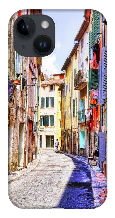 Old Walls iPhone 14 Case featuring the photograph Colors of Provence, France by Tatiana Travelways