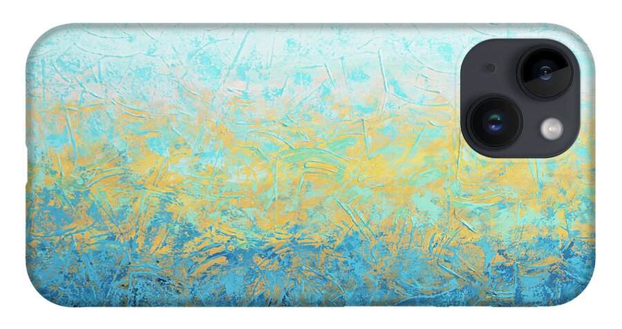 Cool iPhone 14 Case featuring the painting Cool, Cool Summer by Linda Bailey