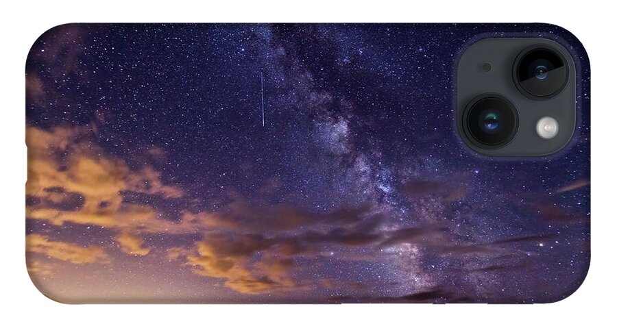 Milky Way iPhone 14 Case featuring the photograph Cosmic Traveler by Darren White