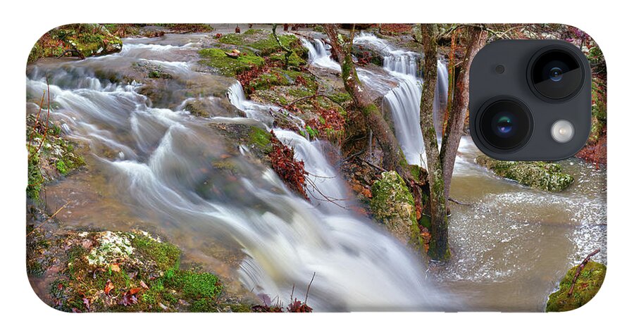Waterfall iPhone 14 Case featuring the photograph Coward's Hollow Shut-ins I by Robert Charity