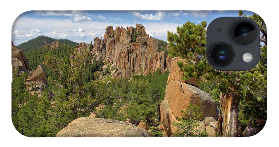 Colorado iPhone 14 Case featuring the photograph Crags by Bob Falcone