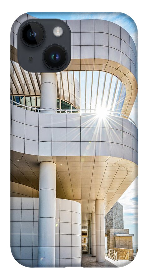 Brentwood iPhone Case featuring the photograph Curvilinear Lines of the Getty by David Levin