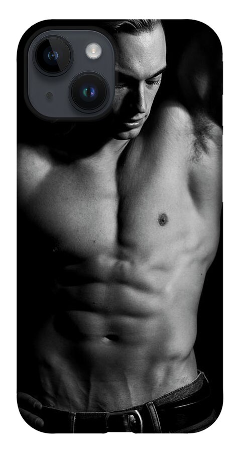 Dave iPhone 14 Case featuring the photograph Dave the bodybuilder by Jim Whitley