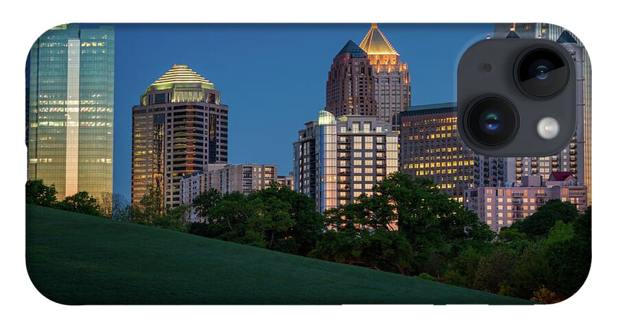 Midtown iPhone 14 Case featuring the photograph Dawn In Midtown Atlanta by Doug Sturgess