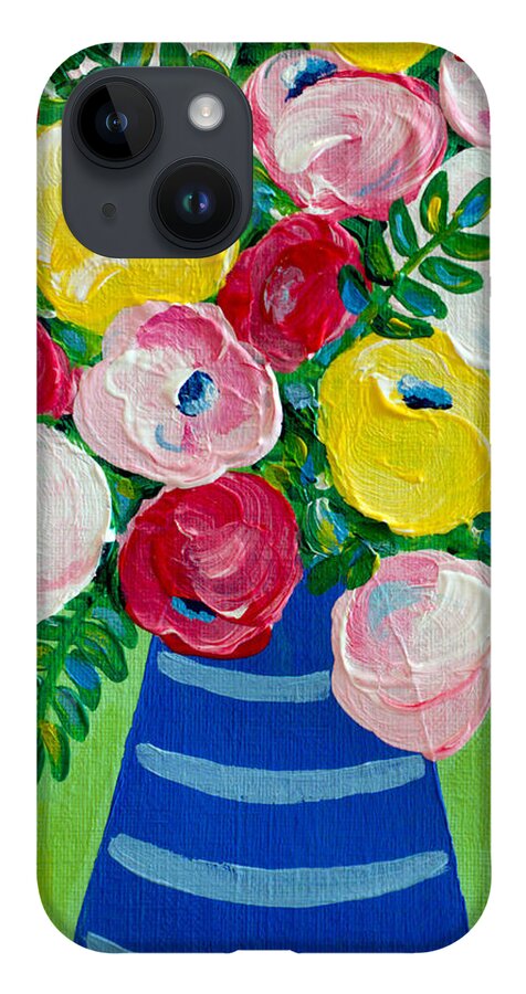 Floral Bouquet iPhone Case featuring the painting Delightful by Beth Ann Scott