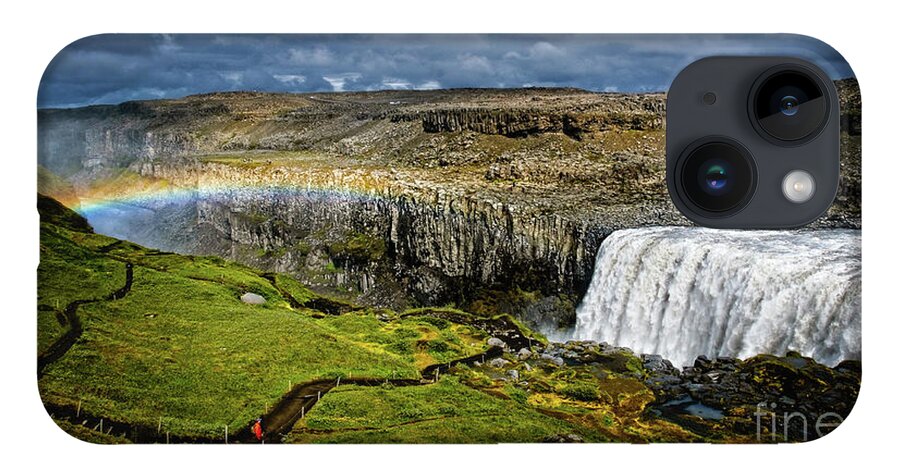 Dettifoss iPhone Case featuring the photograph Detti-Bow by Neil Shapiro