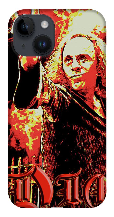 Dio iPhone Case featuring the mixed media Dio Tribute Art Stand Up And Shout by The Rocker Chic