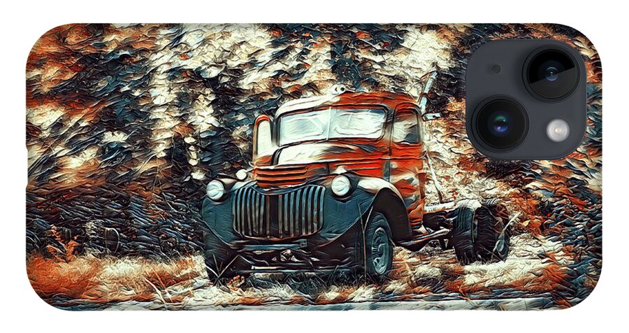 Trucks iPhone Case featuring the mixed media Disavowed 2 by DB Hayes