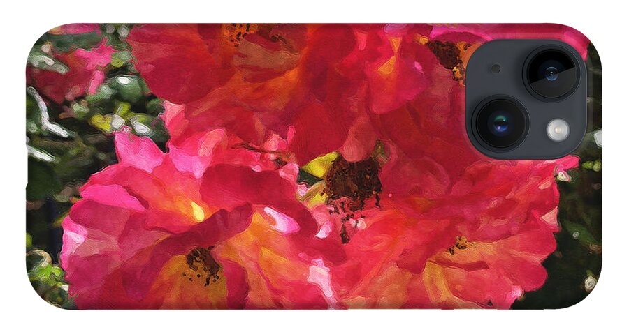 Roses iPhone 14 Case featuring the photograph Disney Roses One by Brian Watt