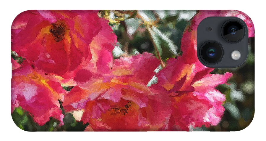 Roses iPhone Case featuring the photograph Disney Roses Three by Brian Watt