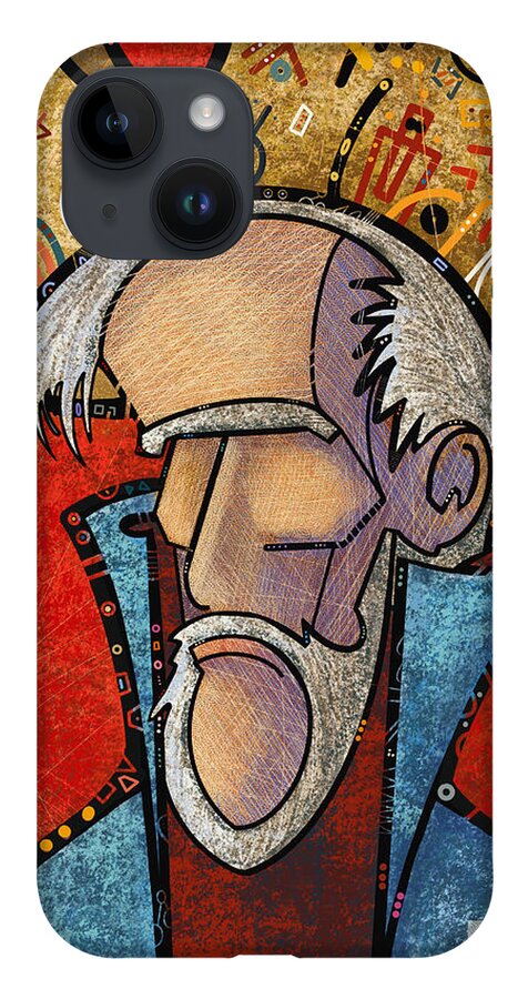 Quijotes iPhone 14 Case featuring the painting Don Q Forever by Oscar Ortiz