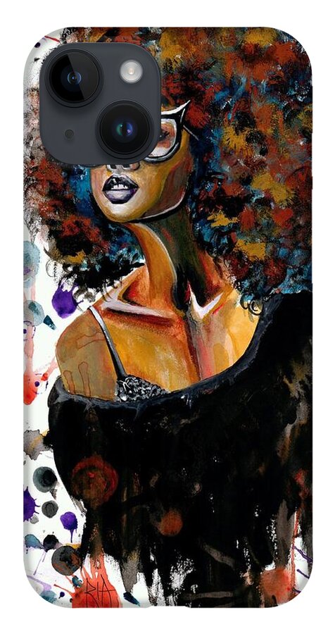 Sexy iPhone Case featuring the painting Dope Chic by Artist RiA