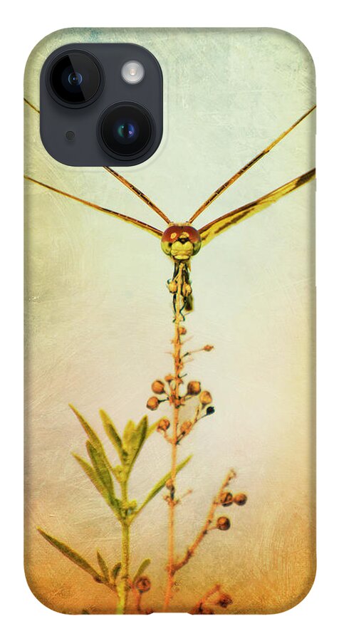 Dragonfly iPhone 14 Case featuring the photograph Dragonfly by Carolyn Hutchins