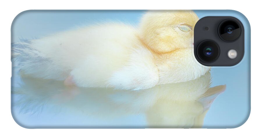 Yellow Duckling iPhone 14 Case featuring the photograph Dream Reflections by Jordan Hill