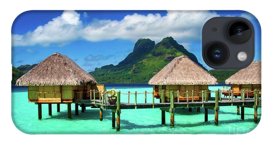 Black Pearl Beach Resort iPhone Case featuring the photograph Dreaming Of Bora Bora by Doug Sturgess
