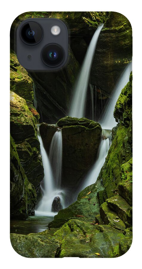 Blue Ridge Mountains iPhone 14 Case featuring the photograph Duggars Creek Falls 1 by Melissa Southern