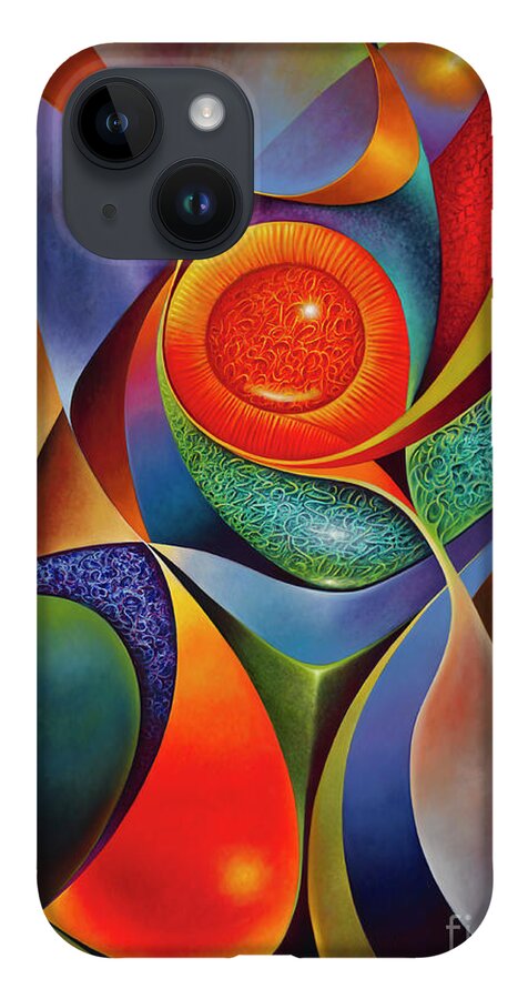 Chalice iPhone Case featuring the painting Dynamic Series #28 by Ricardo Chavez-Mendez