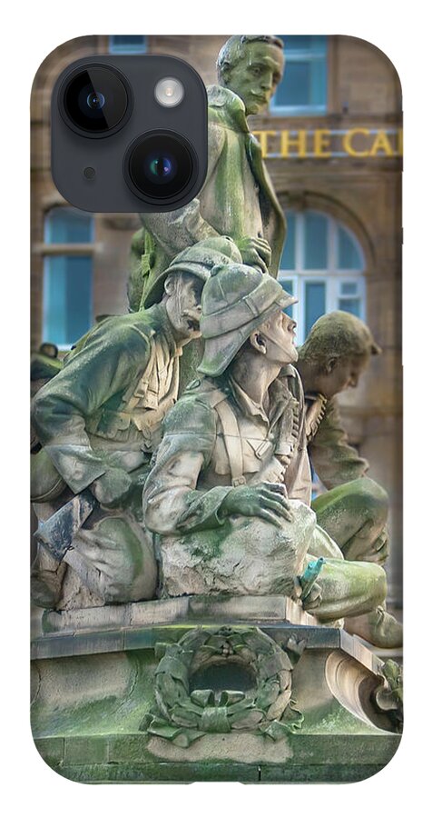 War iPhone 14 Case featuring the digital art Edinburgh by SnapHappy Photos