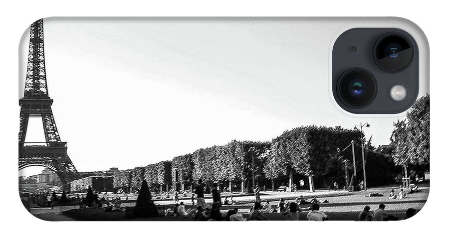 France iPhone Case featuring the photograph Eiffel Tower by Jim Feldman